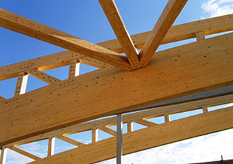 Example of glulam being used